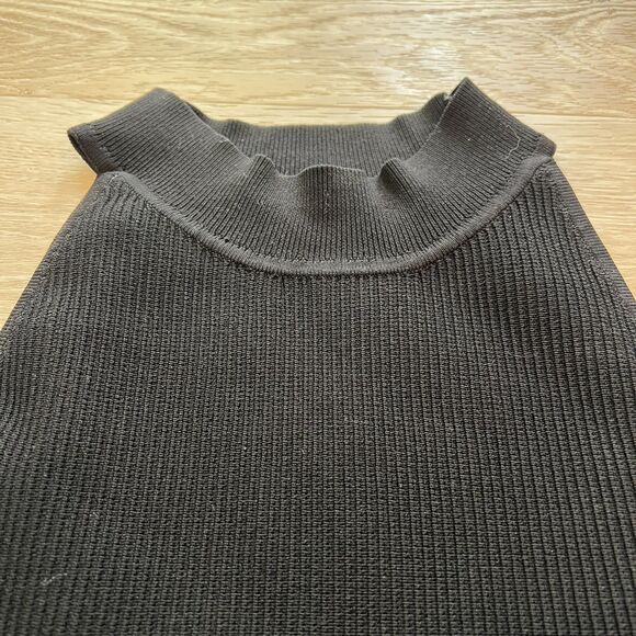 Aritzia Babaton Sculpt Knit Mockneck Halter Top-Size S - Picture 4 of 7